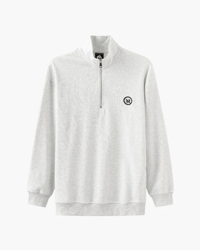 Harbor Quarter-Zip Sweatshirt - Gray