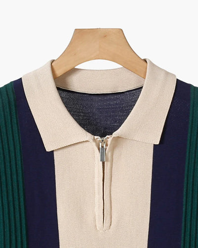 Tivoli Half-Zip Polo - Navy