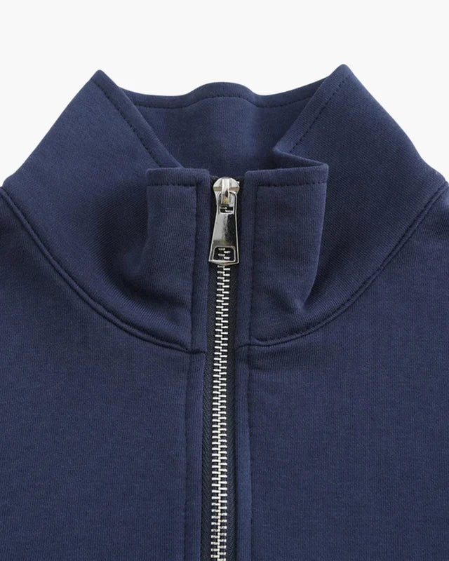 Harbor Quarter-Zip Sweatshirt - Blue