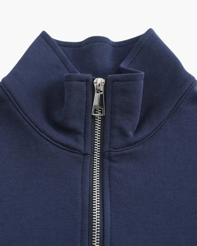 Harbor Quarter-Zip Sweatshirt - Blue