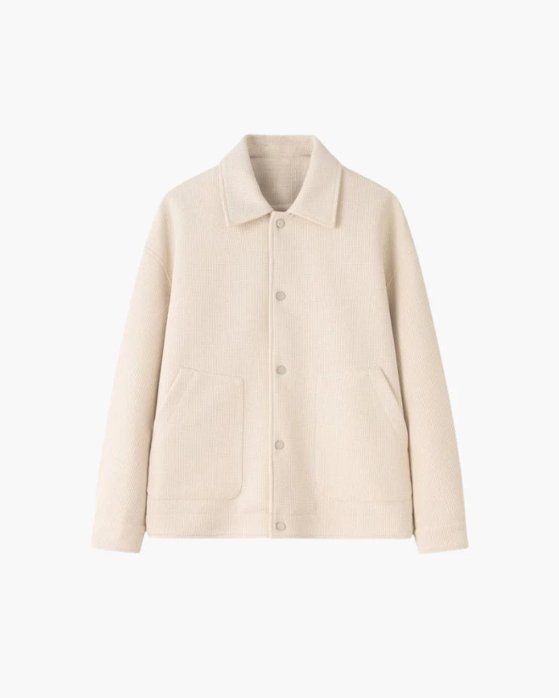 Wexford Waffle Overshirt - Off-white