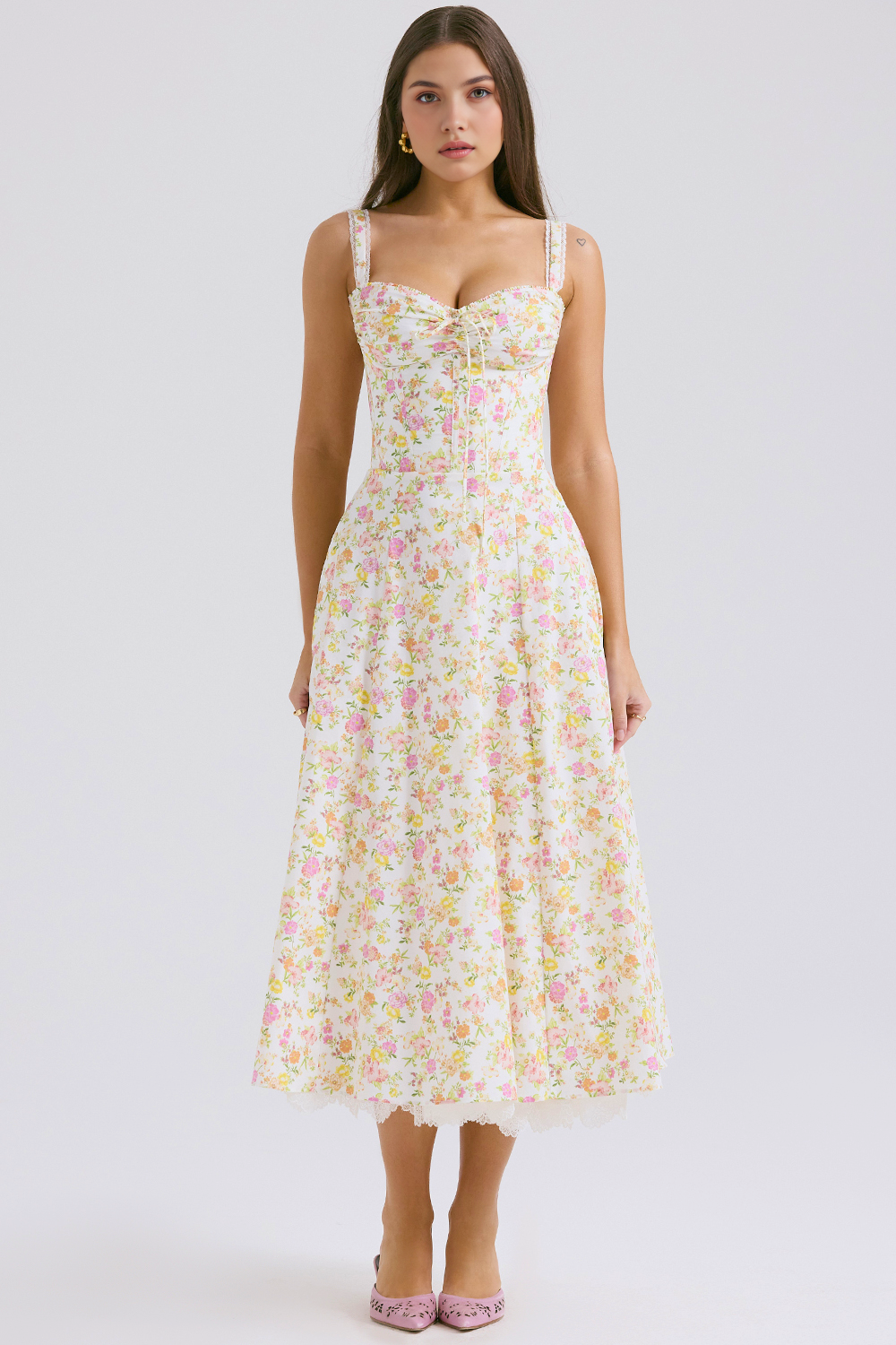 Eva Lace Bustier Dress