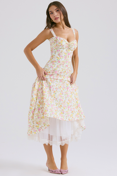 Eva Lace Bustier Dress