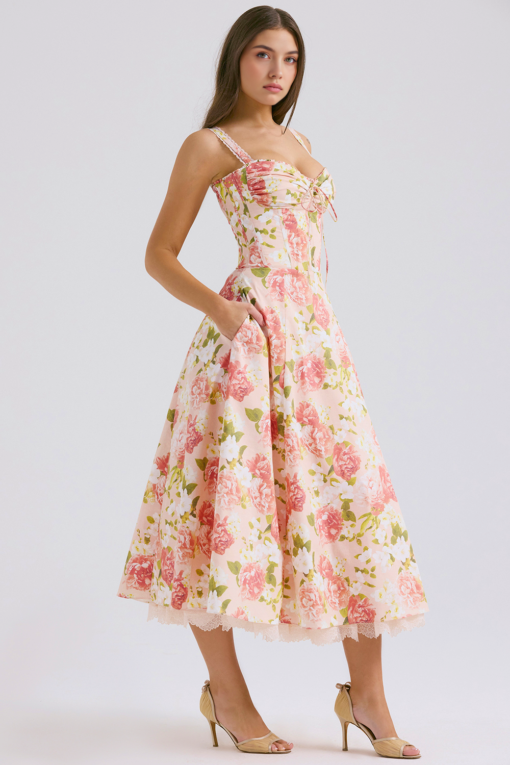 Eva Lace Bustier Dress