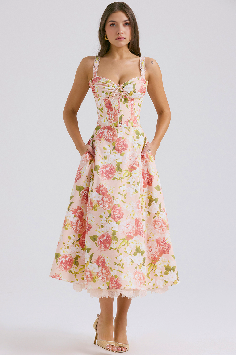 Eva Lace Bustier Dress
