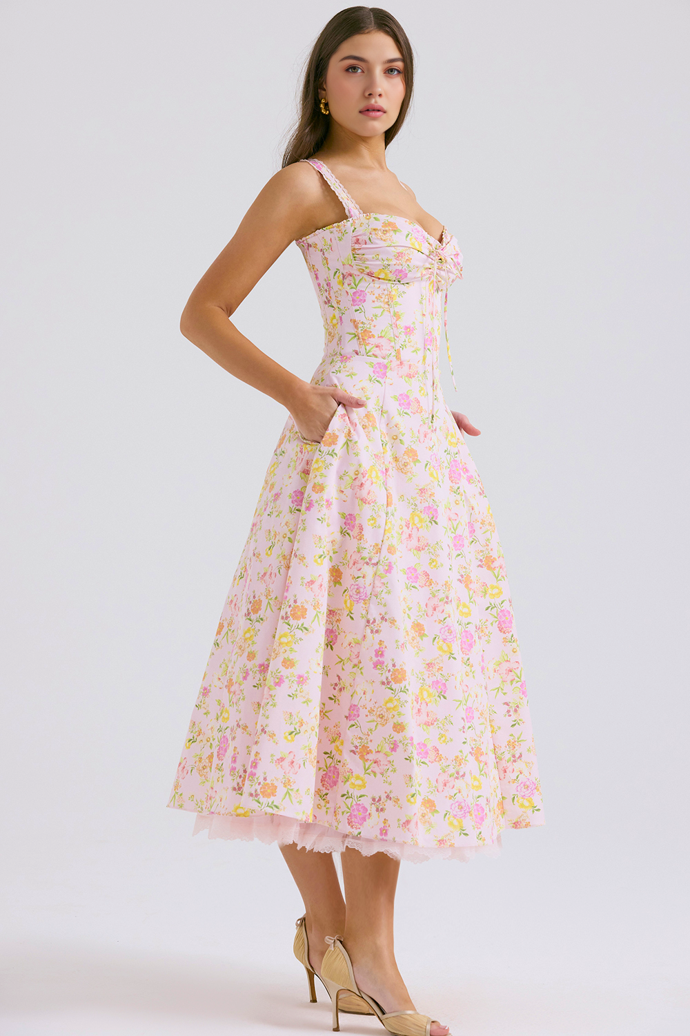 Eva Lace Bustier Dress