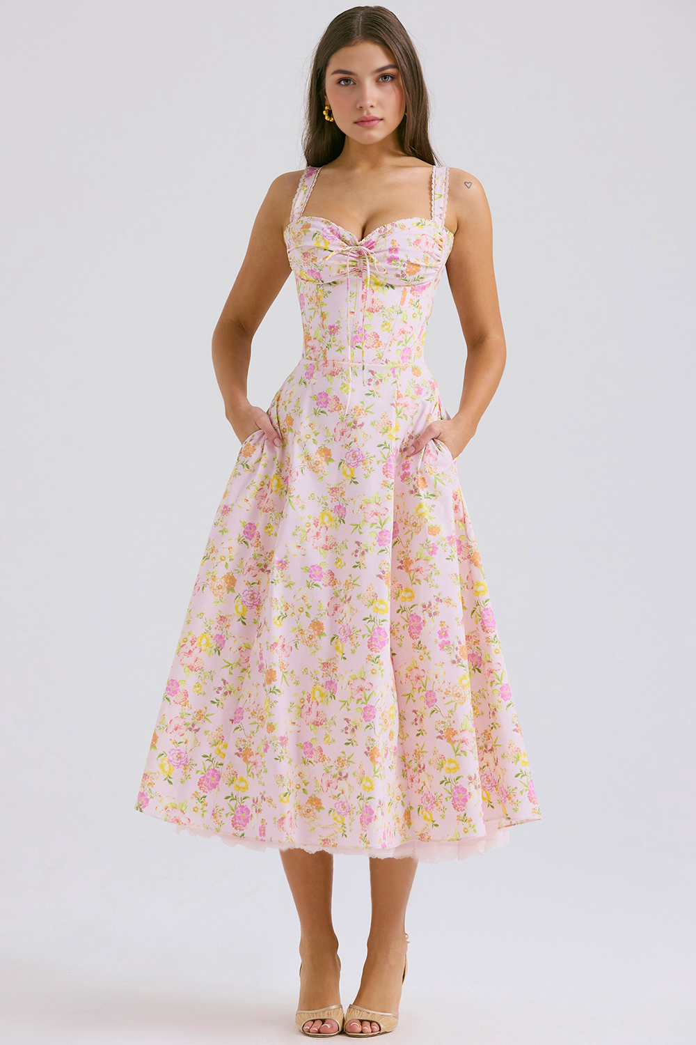Eva Lace Bustier Dress