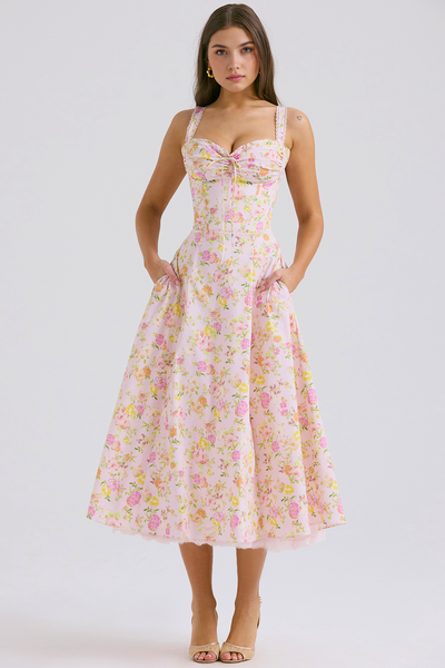 Eva Lace Bustier Dress