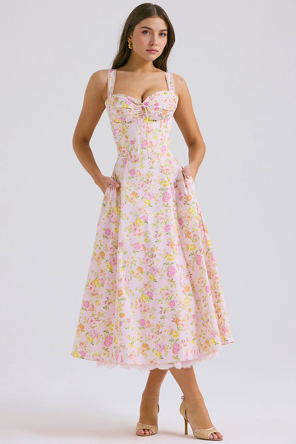 Eva Lace Bustier Dress