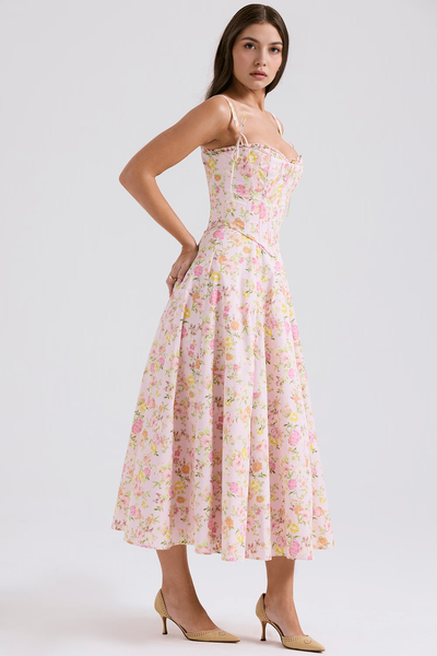 Anna Midi Dress + Removable Corset