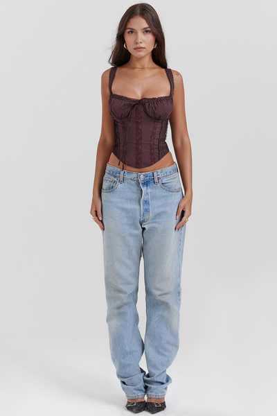 Clara Shaping Corset - Brown