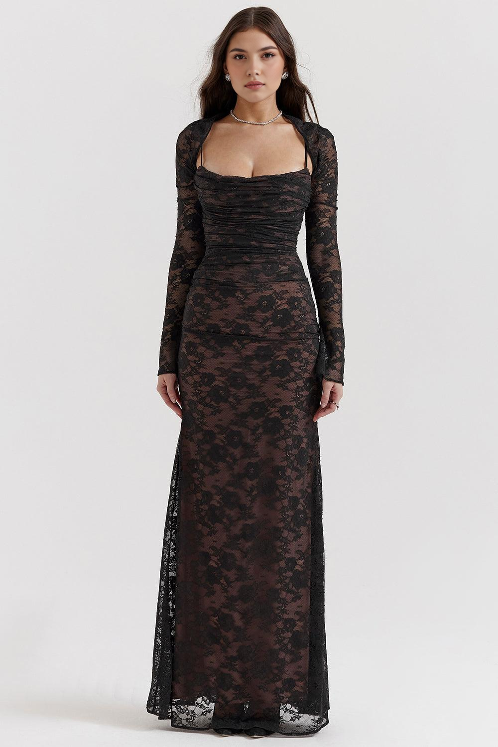 Aurora Long Bustier Dress