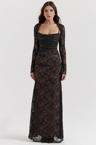 Aurora Long Bustier Dress