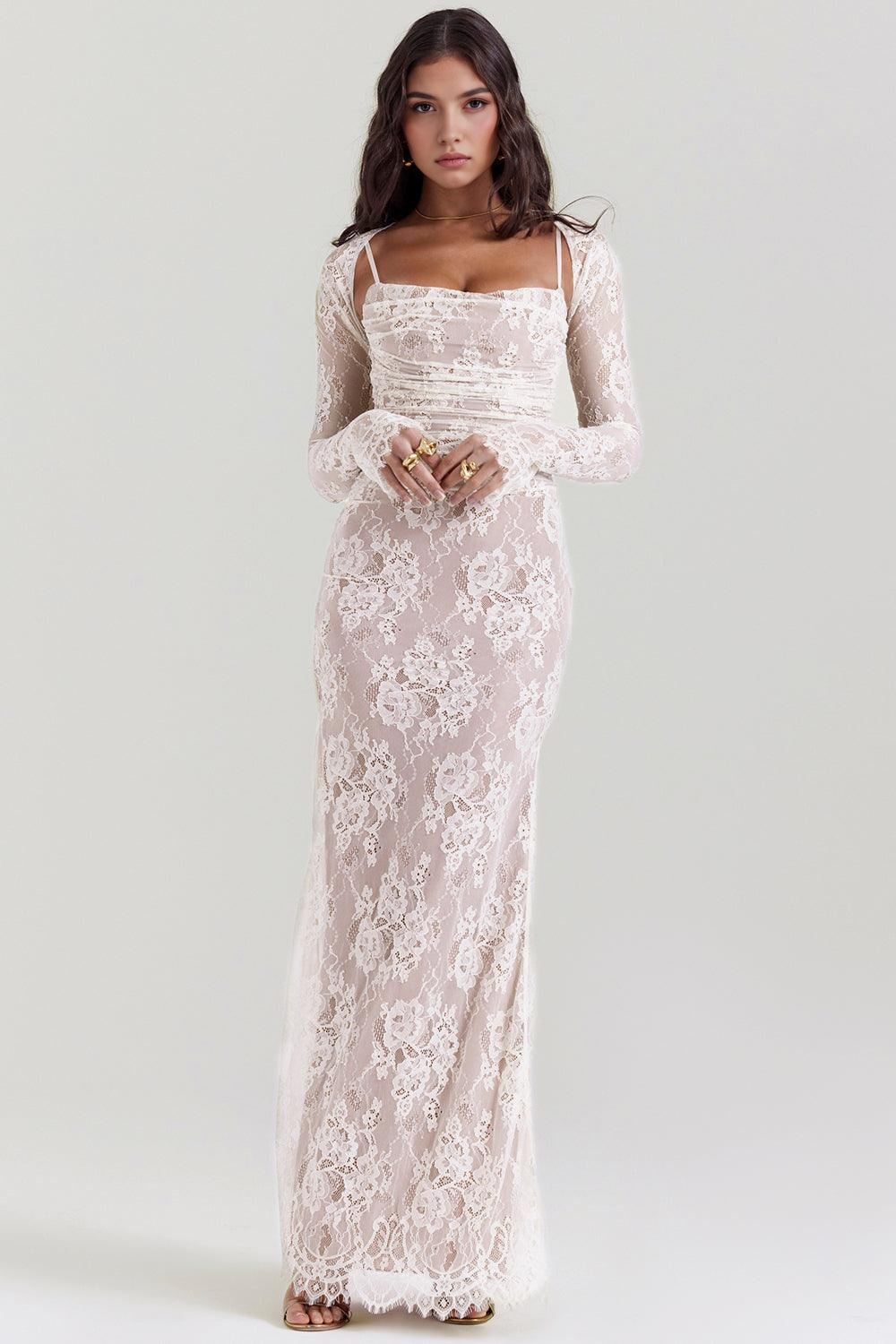 Aurora Long Bustier Dress