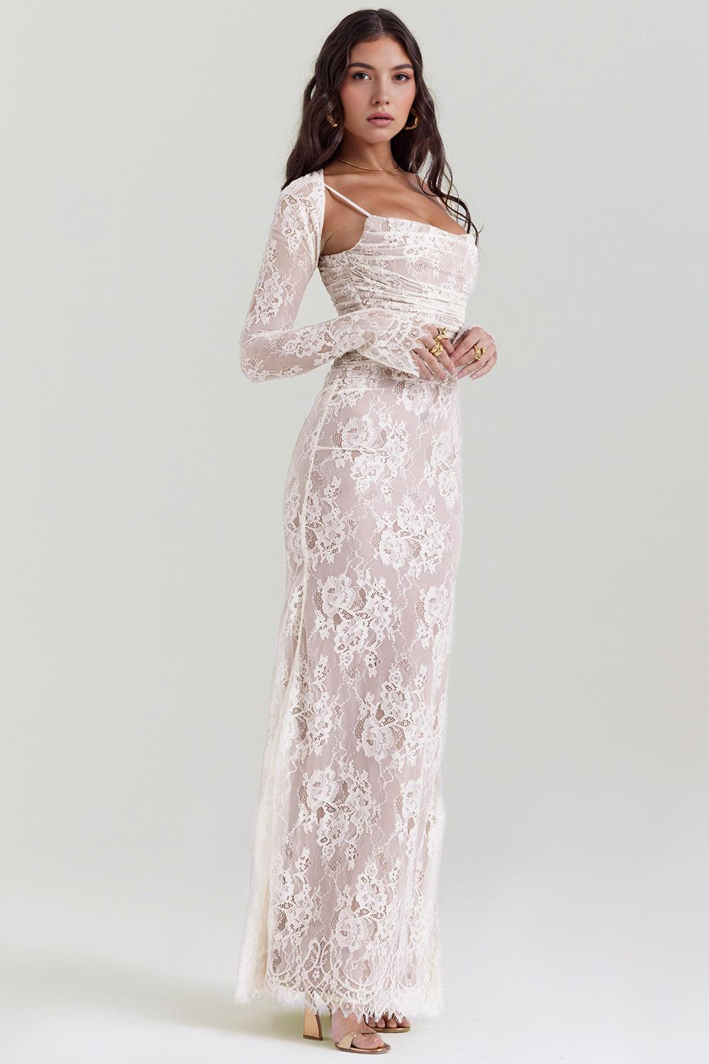 Aurora Long Bustier Dress