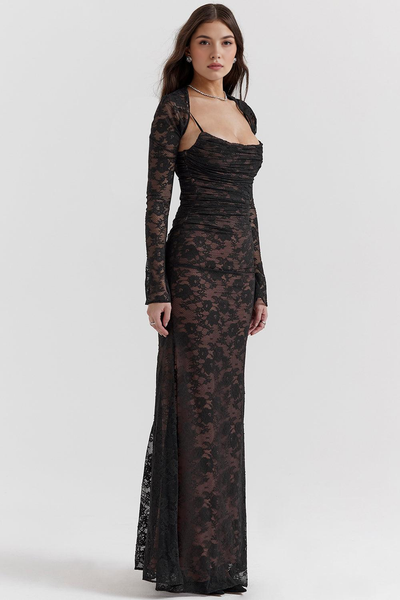 Aurora Long Bustier Dress