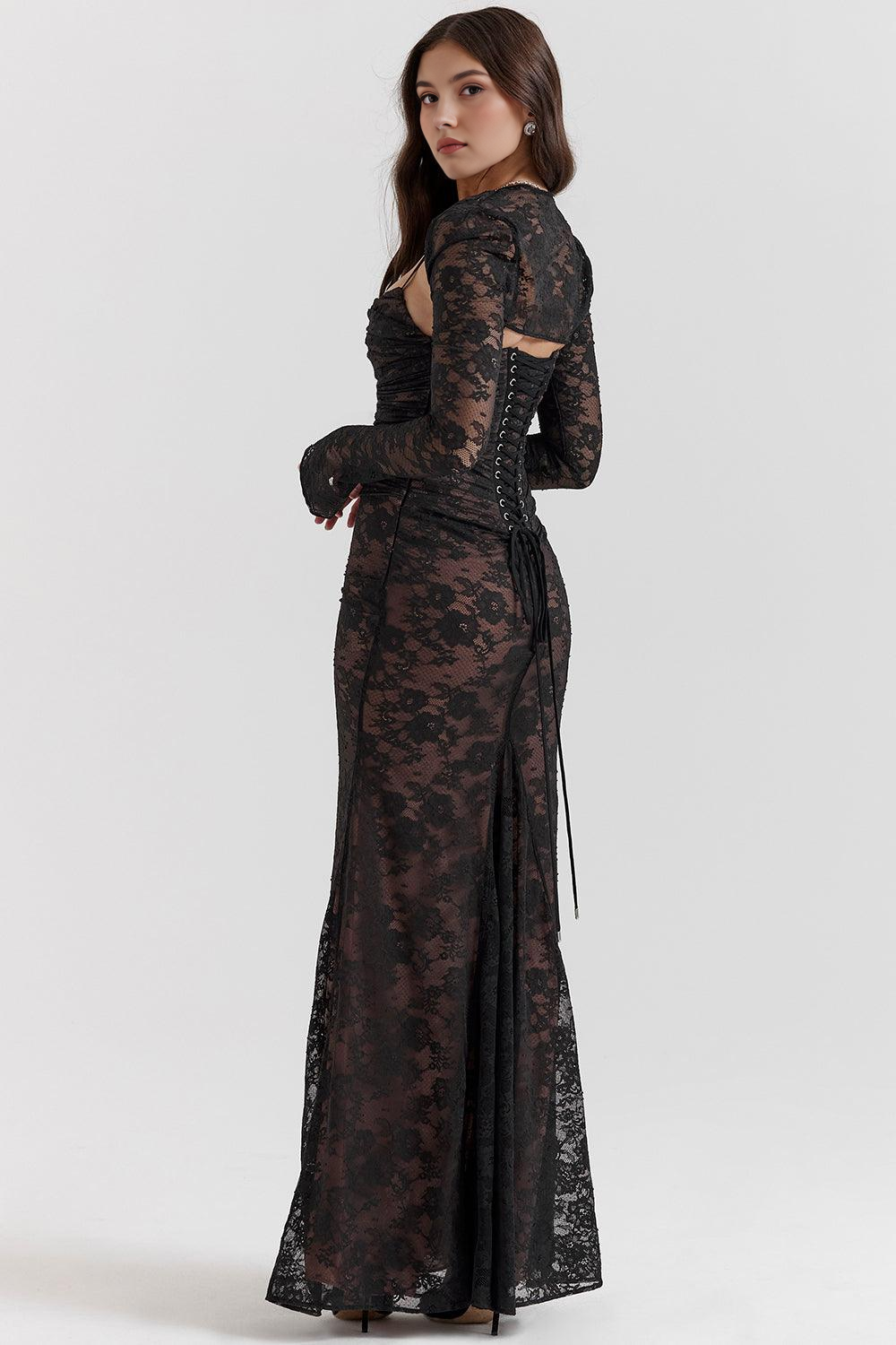 Aurora Long Bustier Dress