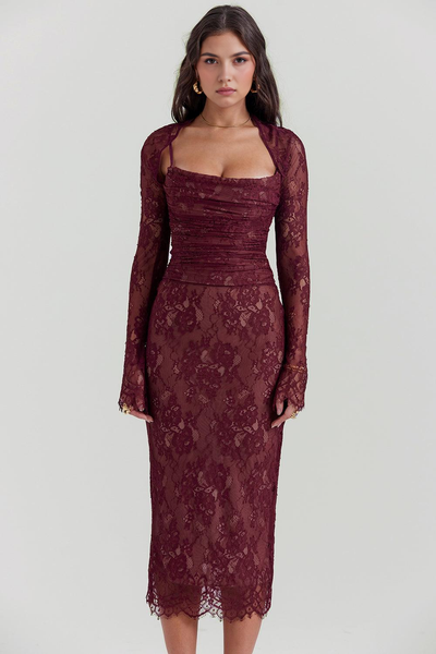 Emma Lace Bustier Dress