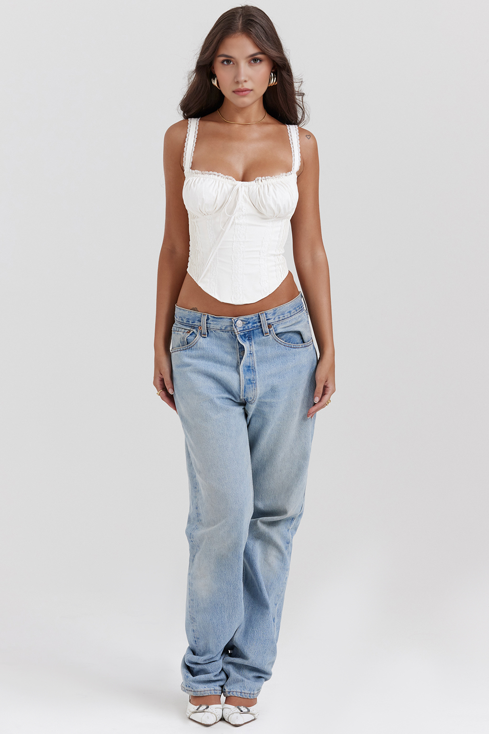 Clara Shaping Corset - White