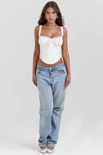 Clara Shaping Corset - White