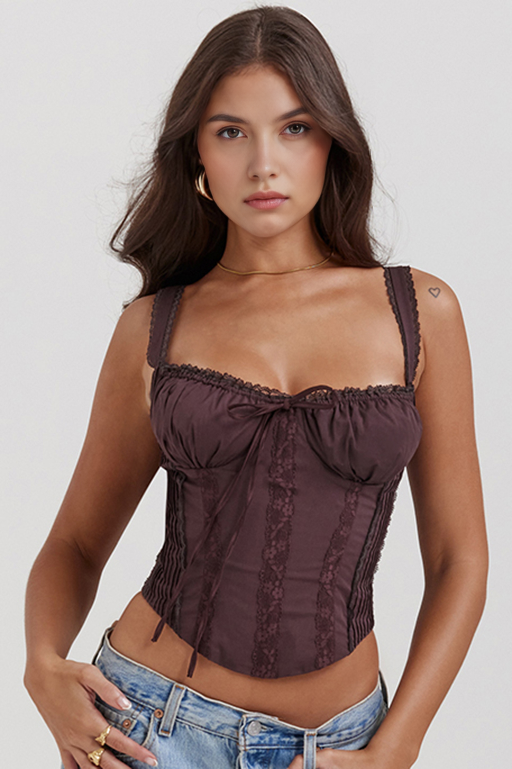 Clara Shaping Corset - Brown