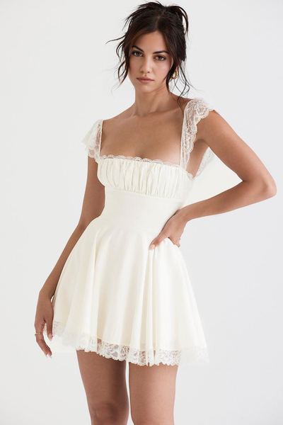 Penelope Lace Bustier Dress
