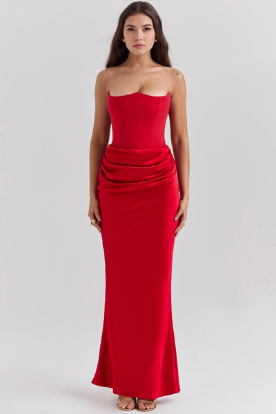 Lina Sculpting Long Dress
