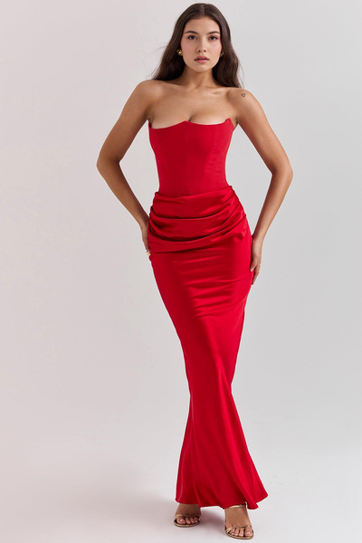 Lina Sculpting Long Dress