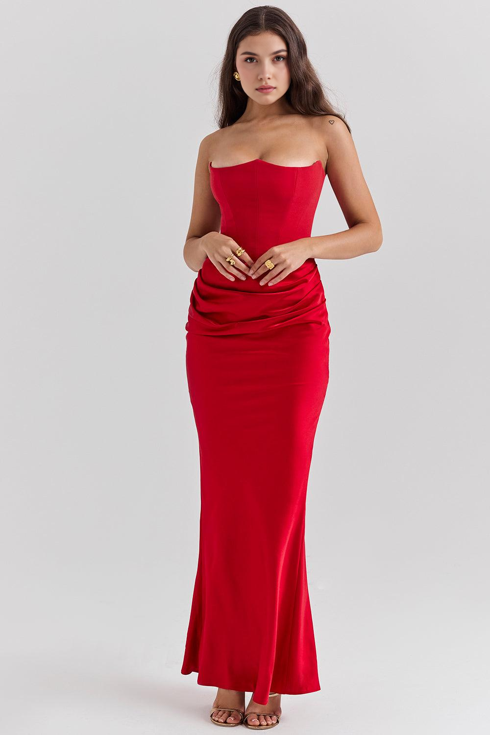 Lina Sculpting Long Dress