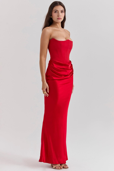 Lina Sculpting Long Dress
