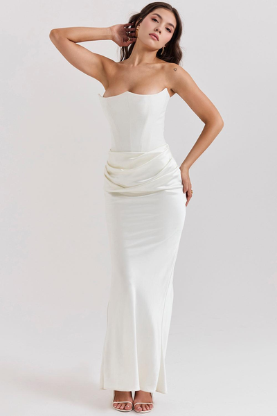 Lina Sculpting Long Dress