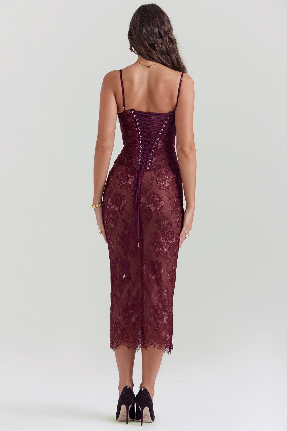 Emma Lace Bustier Dress