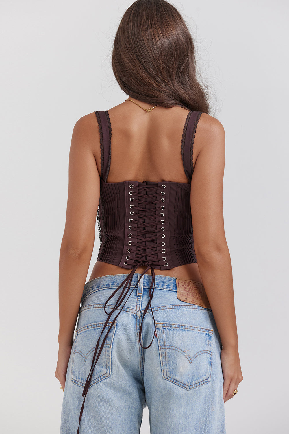 Clara Shaping Corset - Brown
