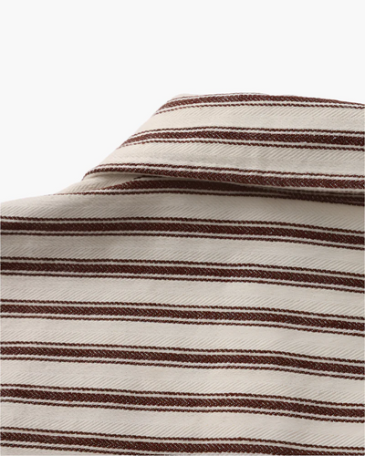 Striped Classic Shirt – Brown