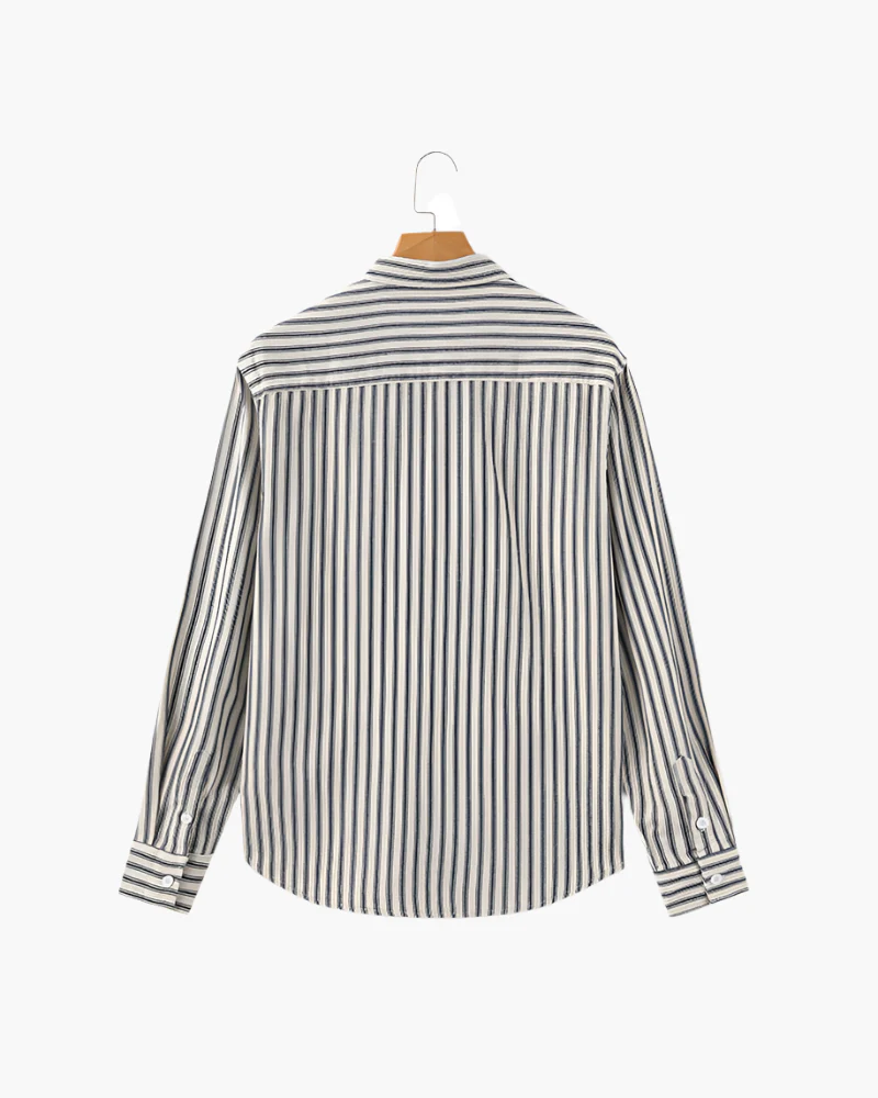 Striped Classic Shirt – Blue