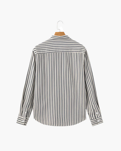 Striped Classic Shirt – Blue