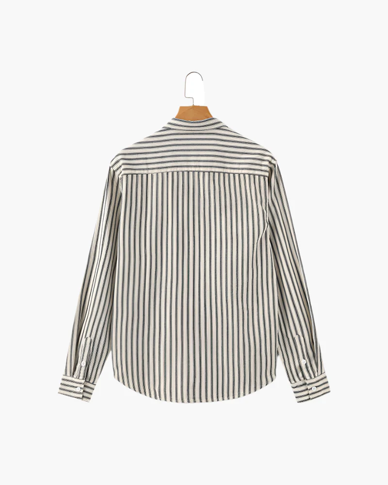 Striped Classic Shirt – Green