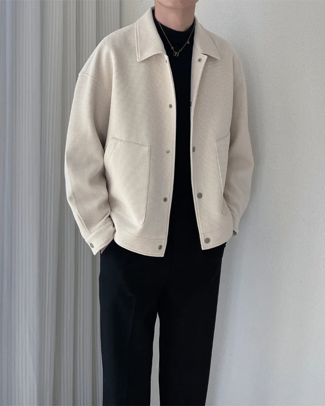 Wexford Waffle Overshirt - Off-white
